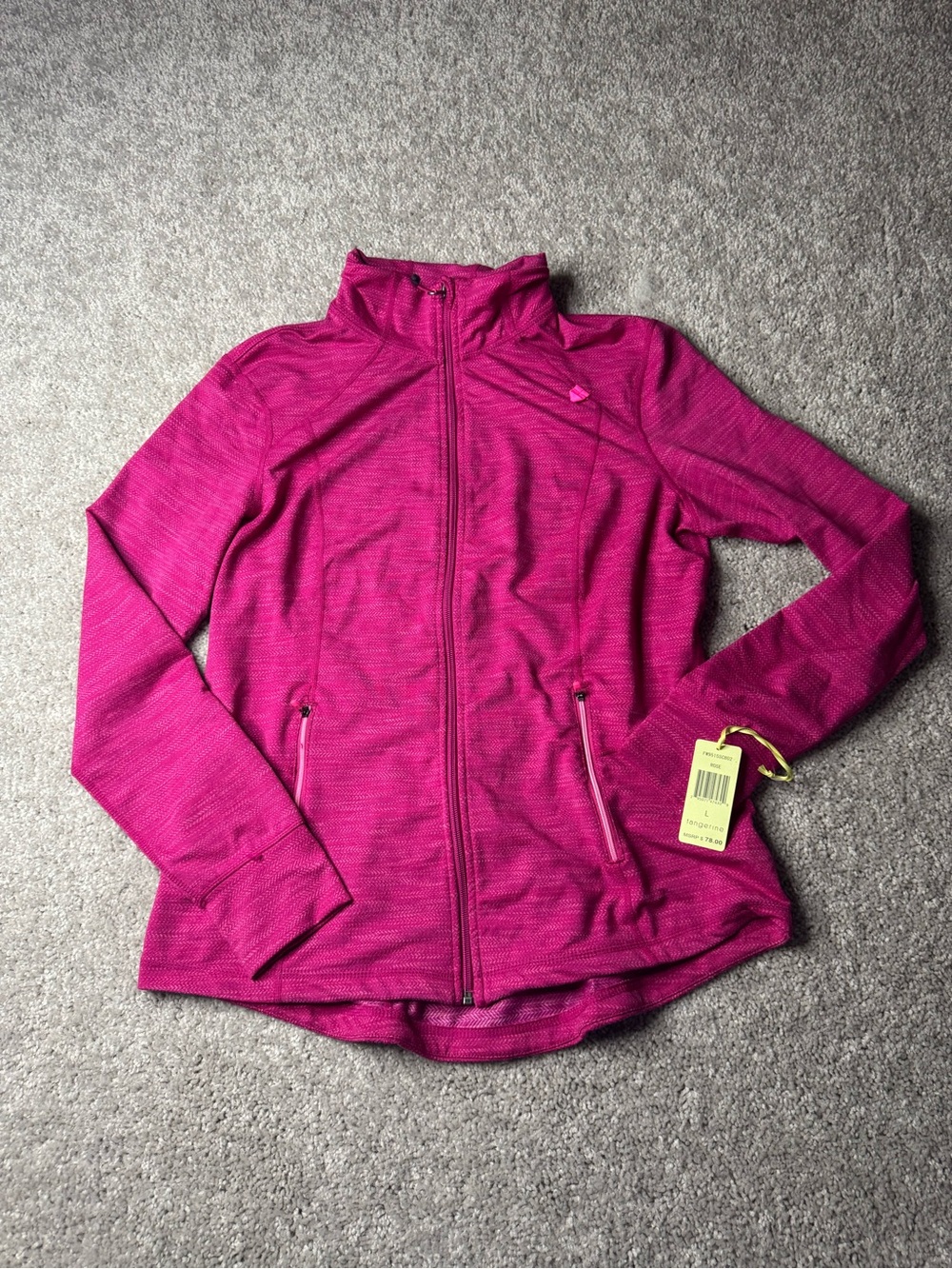 Tangerine Women's Bright Fuchsia Full-Zip Jacket